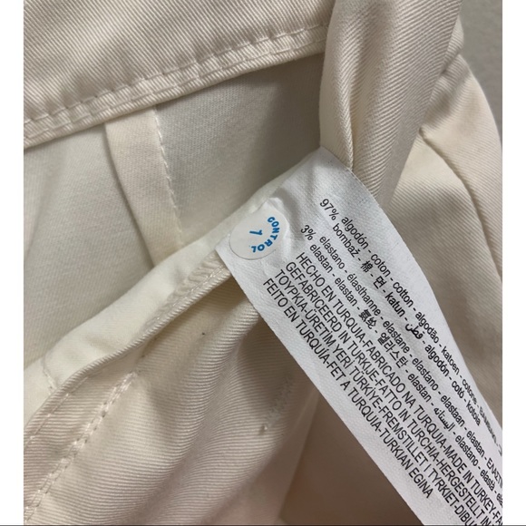 NWT Zara Cream Pleated Wide Leg Pants Size Small - Picture 8 of 11